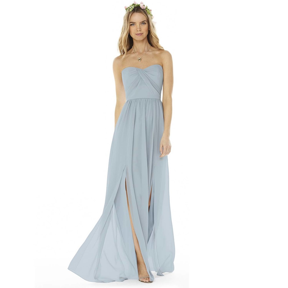 Social Bridesmaids Blue Strapless Dress 735766 12